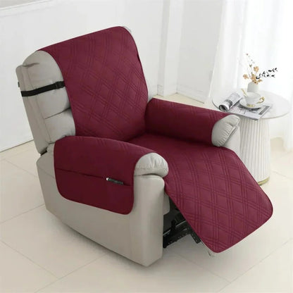 Waterproof Quilted Recliner Arm Chair Slip Cover