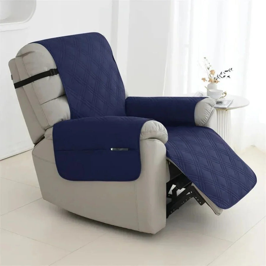 Waterproof Quilted Recliner Arm Chair Slip Cover
