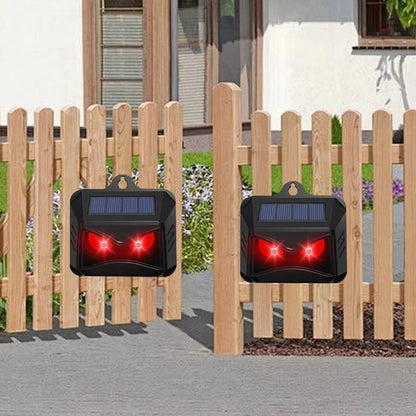 2pcs Solar Powered Ultrasonic Animal Repellent