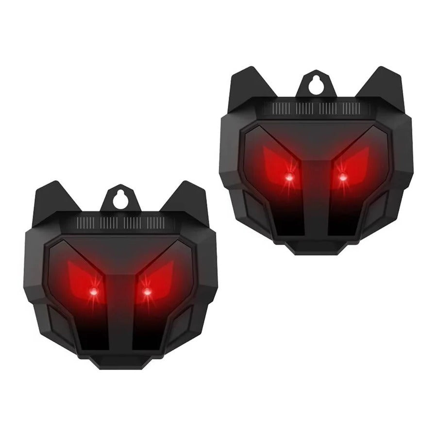 2pcs Solar Powered Ultrasonic Animal Repellent