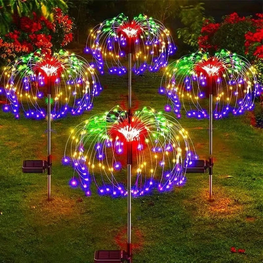 Firework Lights Outdoor Garden Decorations
