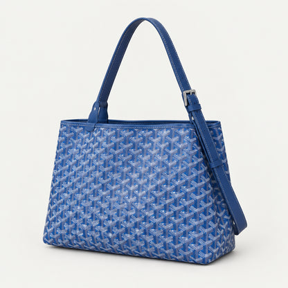 Womens Structured Shoulder Bag with Adjustable Removable Strap in Five Colors