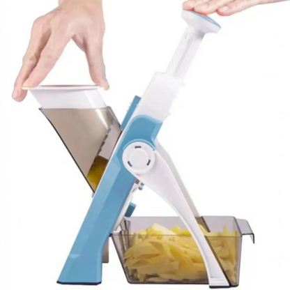 5 in 1 Vegetable Slicer with Collecting Tray
