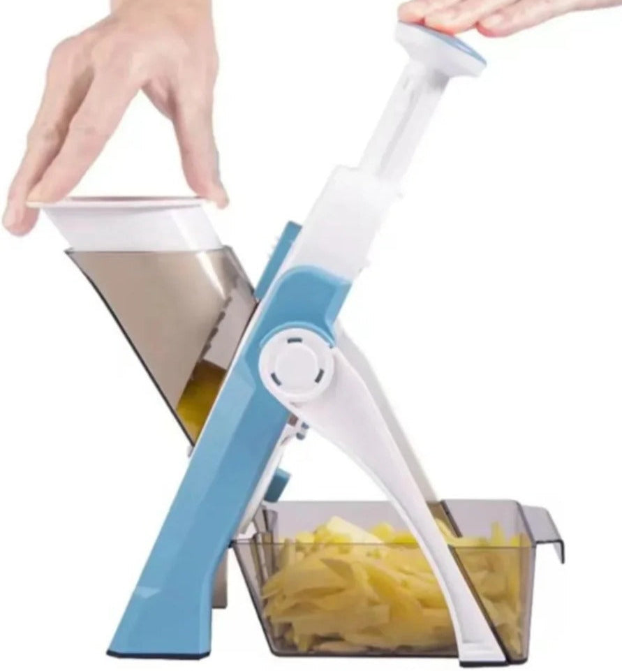 5 in 1 Vegetable Slicer with Collecting Tray