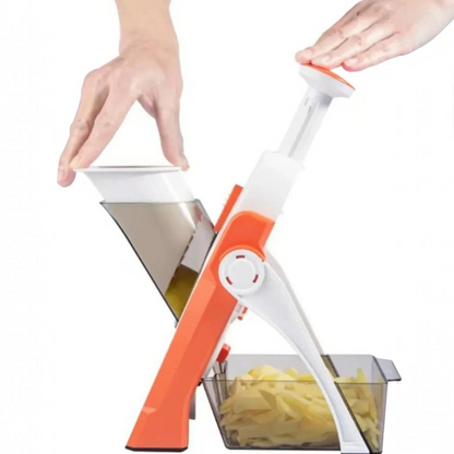 5 in 1 Vegetable Slicer with Collecting Tray