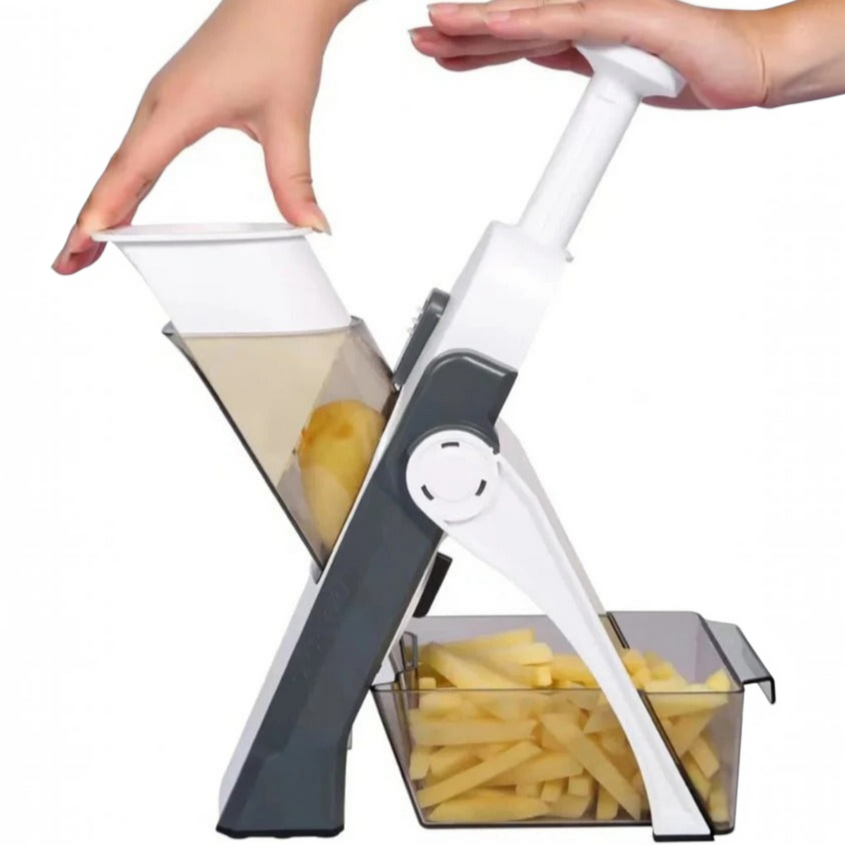 5 in 1 Vegetable Slicer with Collecting Tray
