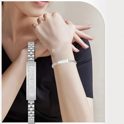 Women’s Smart Bracelet, Chain Style Fitness Tracker with Heart Rate, Sleep, and Activity Monitoring