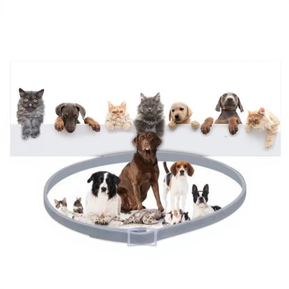 Adjustable Pet Flea and Tick Repellent Collar – For Dogs and Cats, Water-Resistant