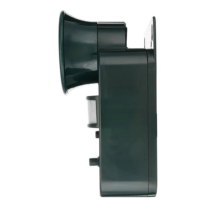 Battery Powered Ultrasonic Animal Repeller with Motion Sensor and Flashing Light for Yards and Sheds