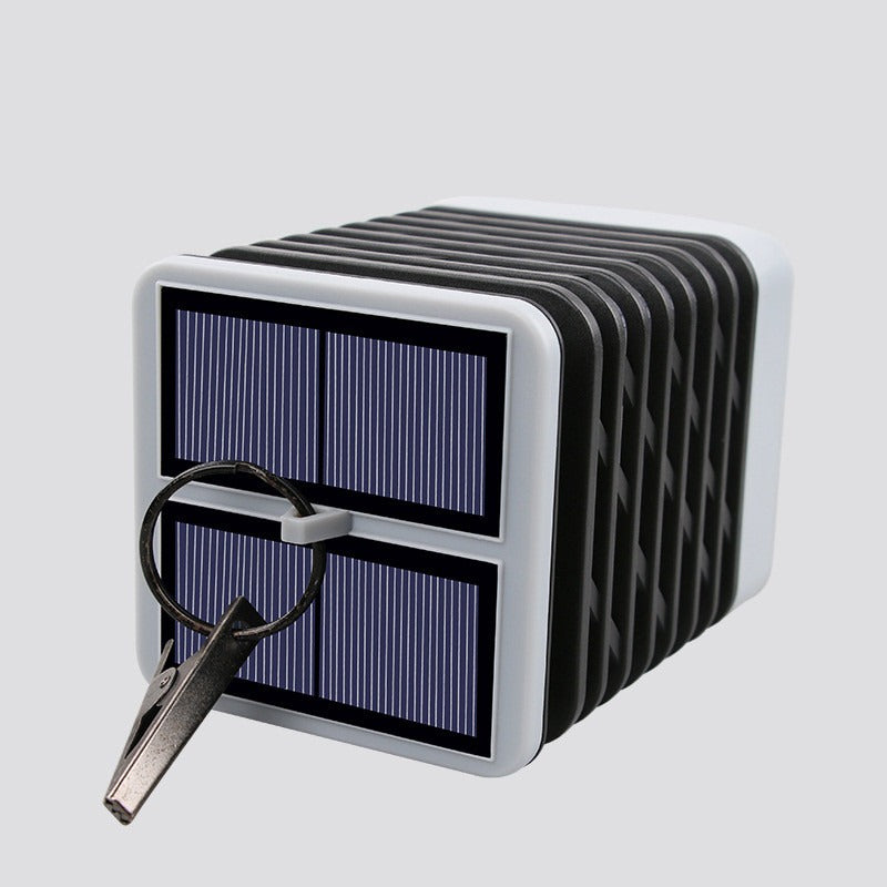 Outdoor Solar Lantern with Automatic Dusk-to-Dawn Sensor and Decorative Grooved Pattern