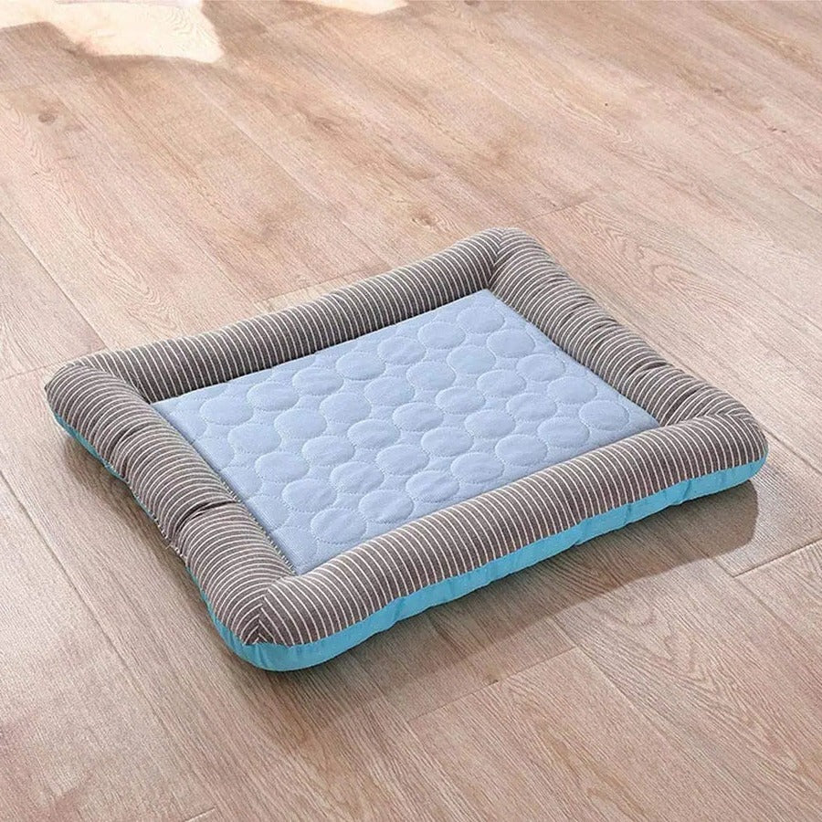 Cooling Dog Bed with Ice Silk Material