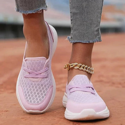 Women's Mesh Orthopedic Shoes with Memory Foam Cushioning and Arch Support