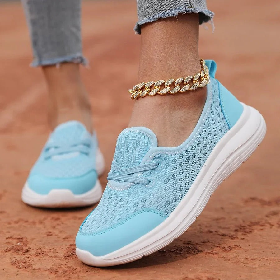 Women's Mesh Orthopedic Shoes with Memory Foam Cushioning and Arch Support