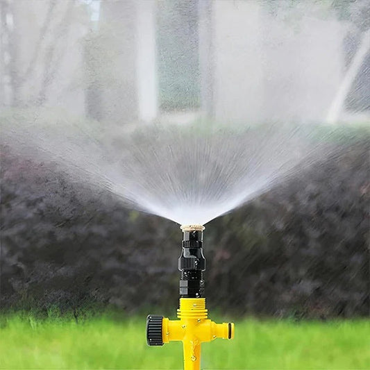 360° Garden Sprinkler, Water-Saving with Adjustable Spray Patterns