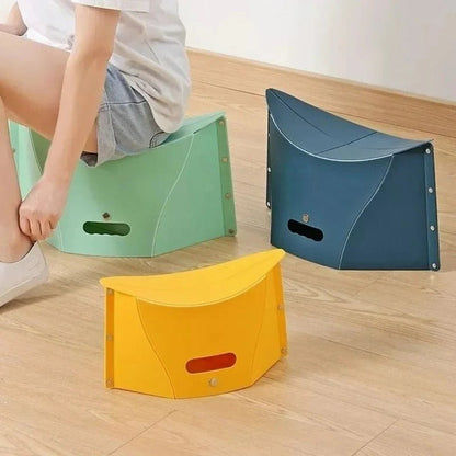 Folding Stool That Weighs 0.61 Pounds with Carry Handle and Bag Style Storage in 4 Colors