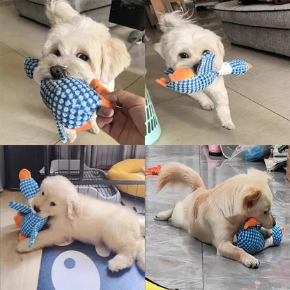 Plush Dog Chew Toy with Squeaker