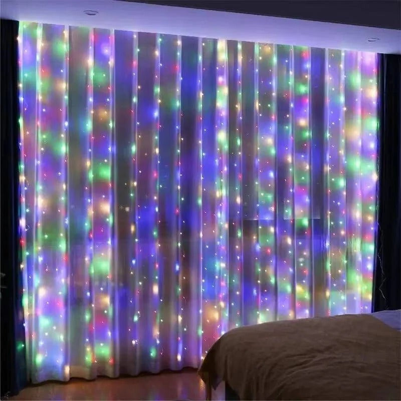 Curtain LED Lights with Remote, USB Powered