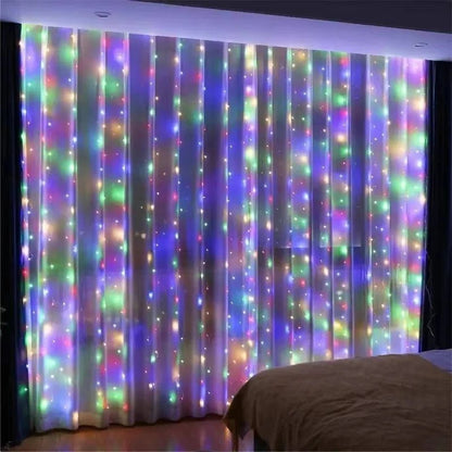 Curtain LED Lights with Remote, USB Powered