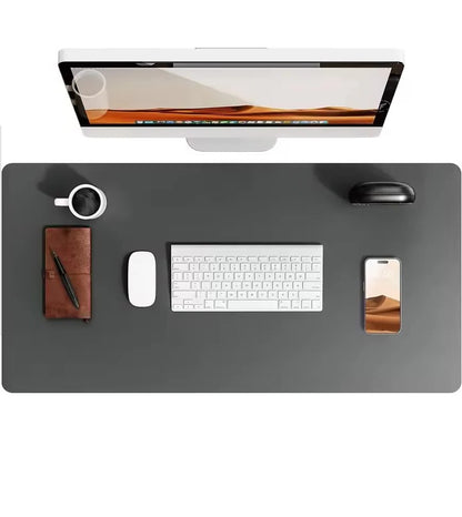 Luxury Leather Desk Pad Smooth Writing & Mouse Surface