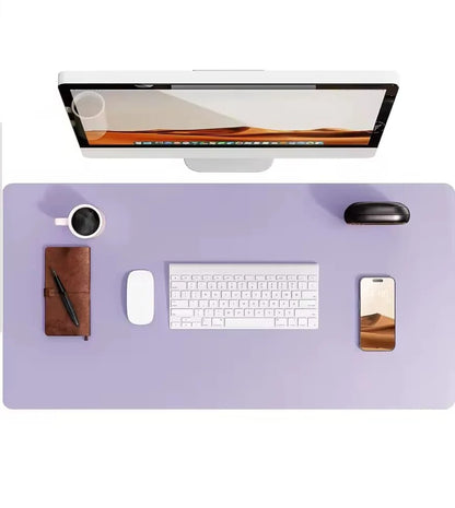 Luxury Leather Desk Pad Smooth Writing & Mouse Surface
