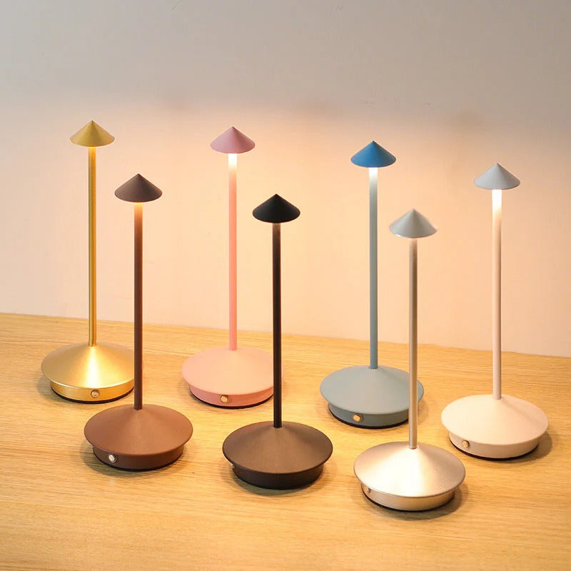LumiGlow Wireless LED Table Lamp Sleek & Modern Design