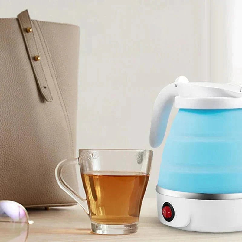 Compact Foldable Travel Kettle with Quick-Boil