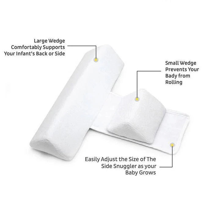 Adjustable Newborn Sleep Positioner with Support Wedge