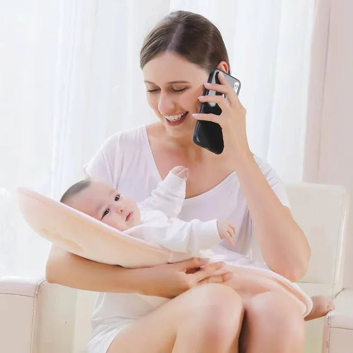 Baby Feeding Support Pillow – Contoured Comfort Design