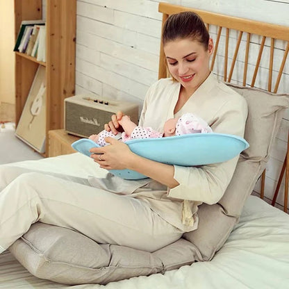 Baby Feeding Support Pillow – Contoured Comfort Design