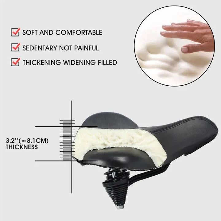 AirFlow Comfort Bike Seat for Long Rides