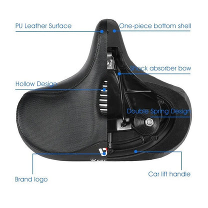 AirFlow Comfort Bike Seat for Long Rides