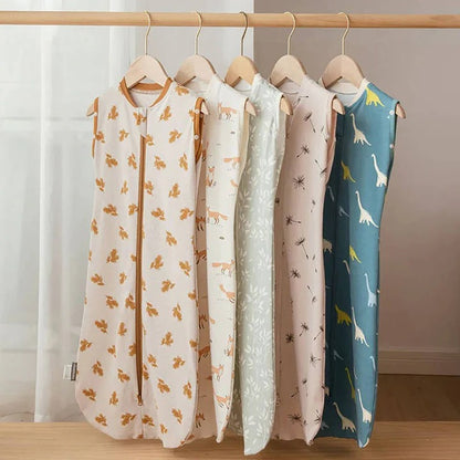 Breathable Newborn Sleeping Bag with Dual Zipper