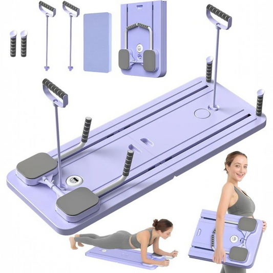 HomeStudio Pilates Reformer Board with Resistance Bands