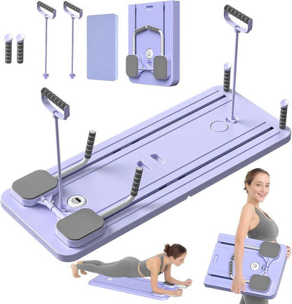 HomeStudio Pilates Reformer Board with Resistance Bands