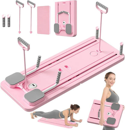 HomeStudio Pilates Reformer Board with Resistance Bands