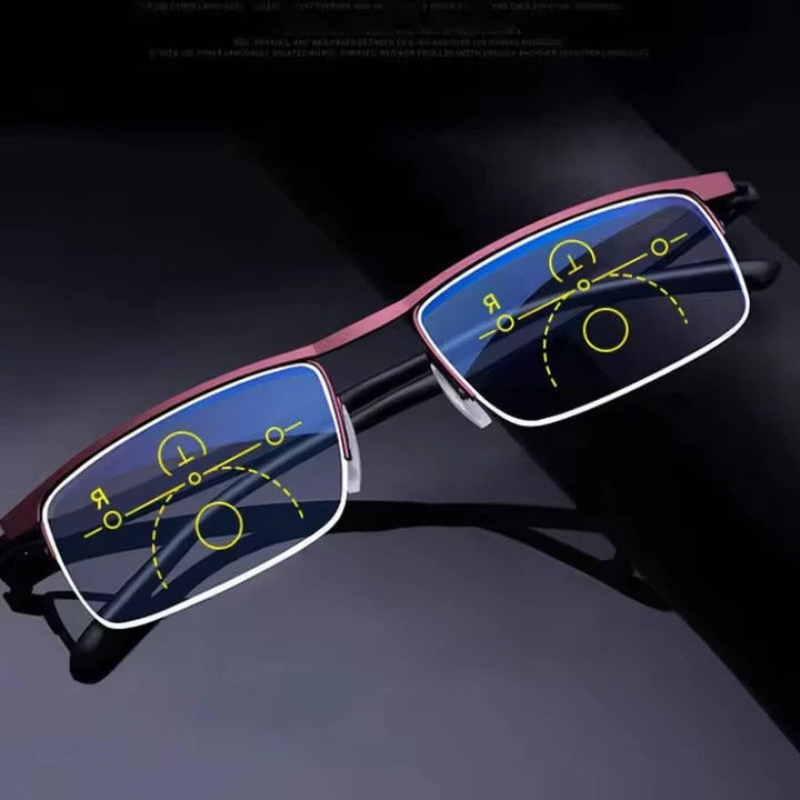 Smart Progressive Reading Glasses with Blue Light & UV Protection