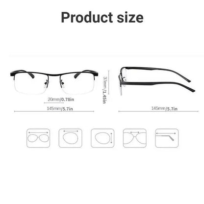 Smart Progressive Reading Glasses with Blue Light & UV Protection