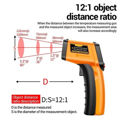Digital Infrared Thermometer with Laser Targeting