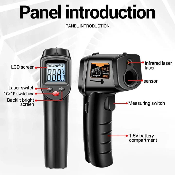 Digital Infrared Thermometer with Laser Targeting