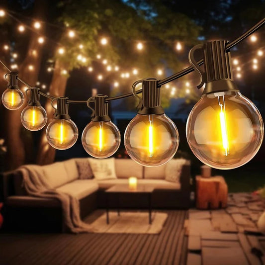 Outdoor LED Bulb String Lights for Home and Events