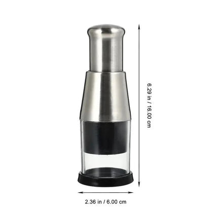Manual Stainless Steel Vegetable Chopper for Home Cooking