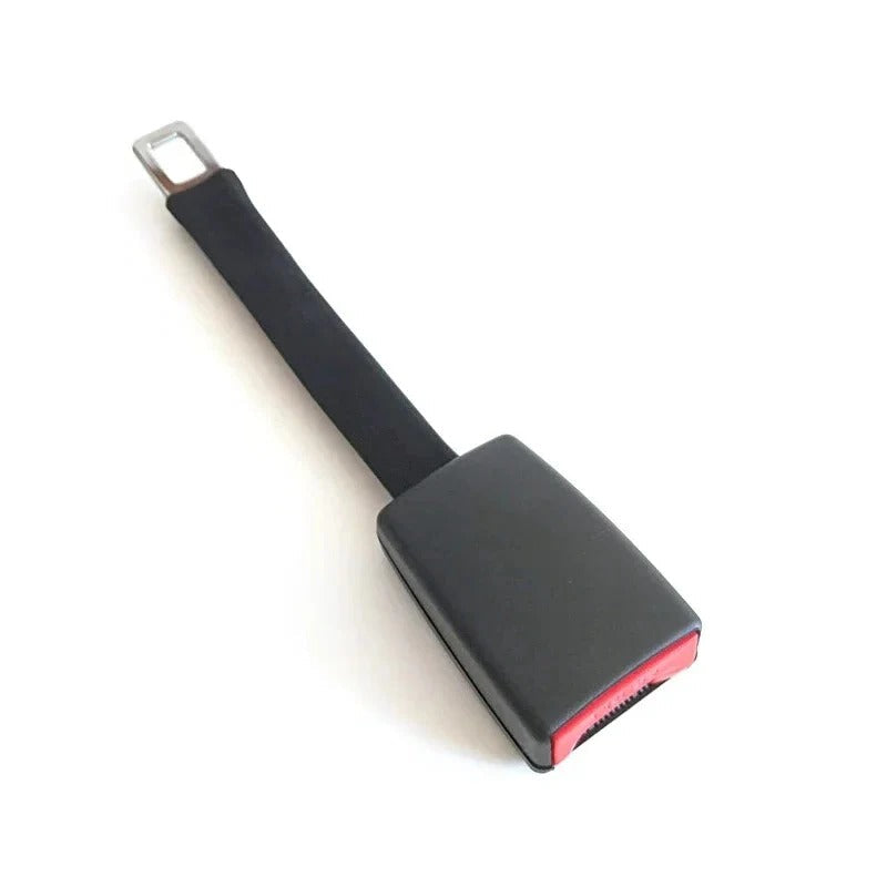 Seat Belt Extension with 11-Inch Rigid Stem for Upright Buckle Positioning