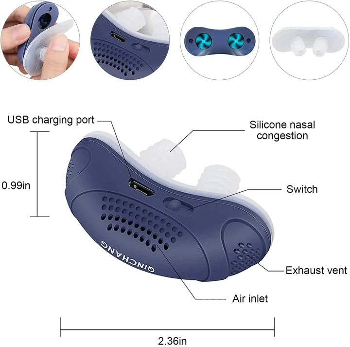 Mini Portable Sleep Aid Device for Quiet Travel Comfort
