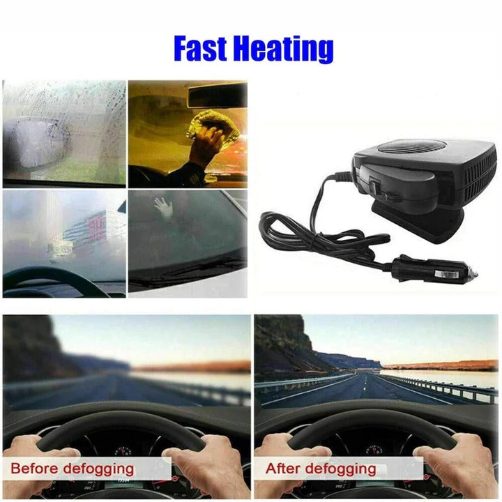 Portable 12V 150W/300W Ceramic Car Heater and Defroster