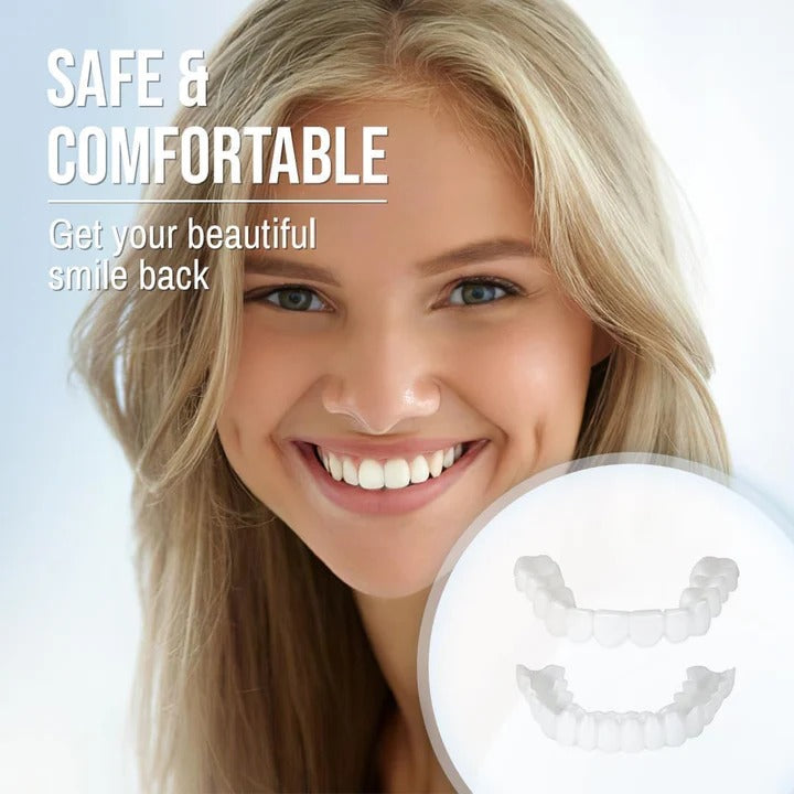 Removable Smile Veneers for Upper and Lower Teeth