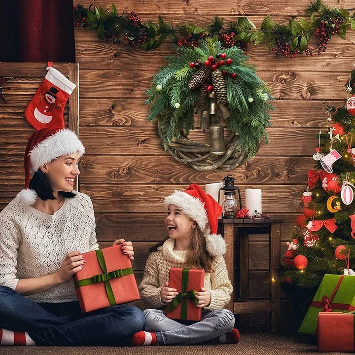 Rustic Boho Holiday Wreath for Door and Wall Display