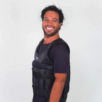 Adjustable 110 lb Weight Vest – Fitness and Workout Training Gear