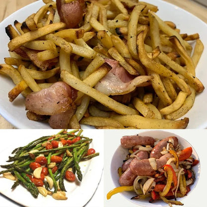 Durable BBQ Grill Basket with Rotating Design for Outdoor Grilling