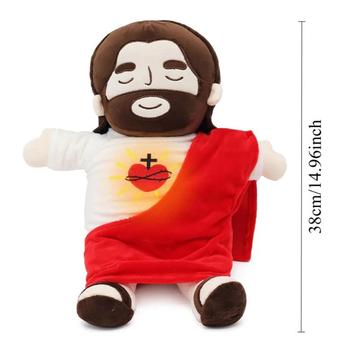 Jesus Plush Comfort Doll – Calming Rhythmic Breathing Toy