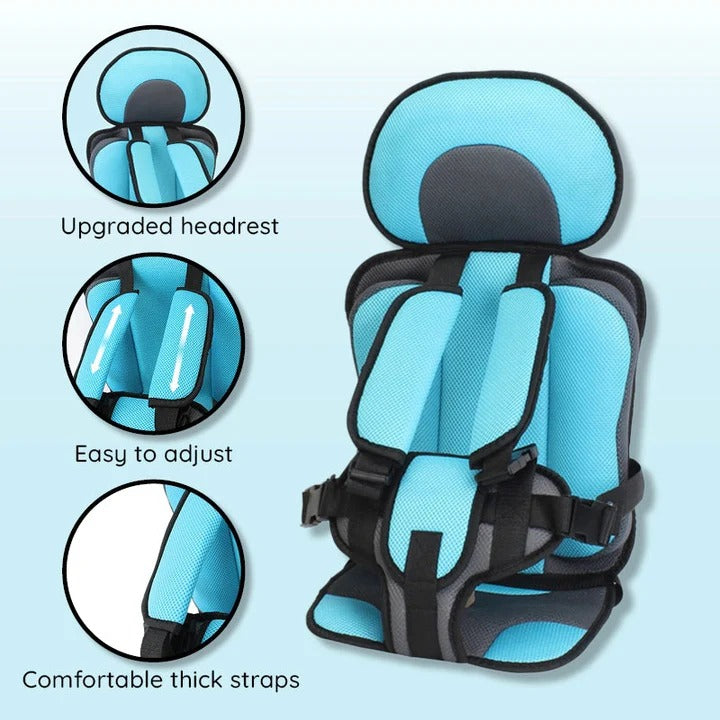 Portable Child Car Cushion Seat for Secure and Comfy Travel Support